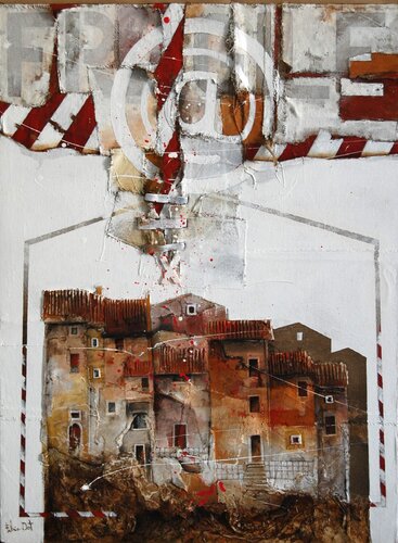 Postcard from Italy - Fragile di Fulvio Dot, Pittura in vendita su Singulart