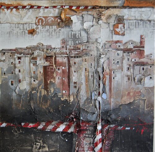 Su fragili basi van Fulvio Dot, Schilderij te koop op Singulart