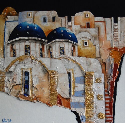 Ellenica (in alto) by Fulvio Dot, 油畫 for Sale on Singulart