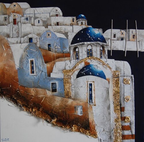 Tra cielo e mare n.2 di Fulvio Dot, Pittura in vendita su Singulart