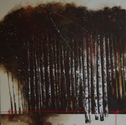 il filo rosso n.8 van Fulvio Dot, Schilderij te koop op Singulart