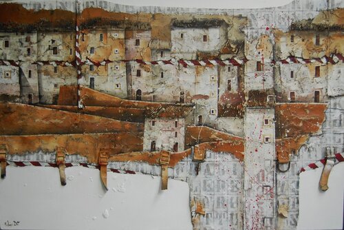 Paesaggio destrutturato di Fulvio Dot, Pittura in vendita su Singulart