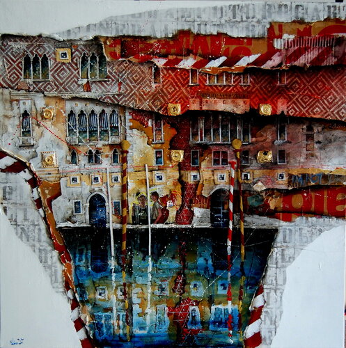 Un amore veneziano by Fulvio Dot, Painting for Sale on Singulart