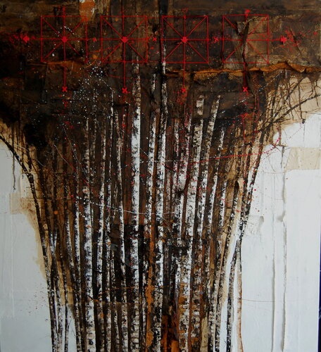 il filo rosso (criptico n.3) by Fulvio Dot, 絵画 for Sale on Singulart