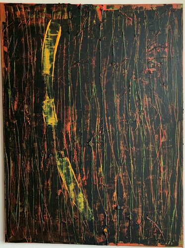 un éclair dans la nuit by Paul Yves POUMAY, Painting for Sale on Singulart