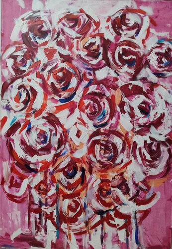Red Roses von Maria (Masha) Potapenkov, Malerei kaufen auf Singulart