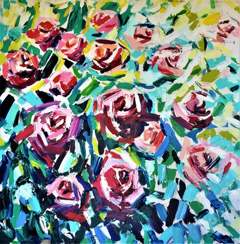 Roses von Maria (Masha) Potapenkov, Malerei kaufen auf Singulart