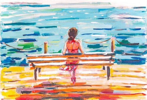 Dream  (By the Sea) von Maria (Masha) Potapenkov, Malerei kaufen auf Singulart
