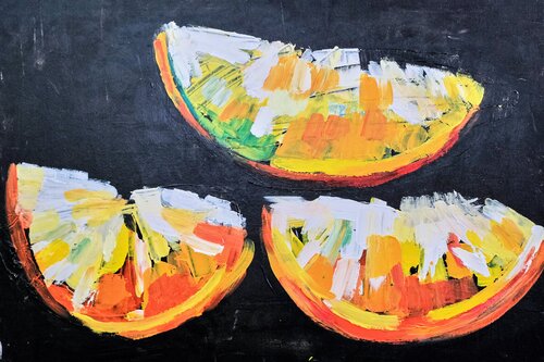 Oranges 2 von Maria (Masha) Potapenkov, Malerei kaufen auf Singulart