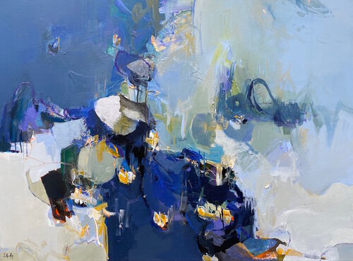 Série nympheas von Lionel Chevalier, Malerei kaufen auf Singulart