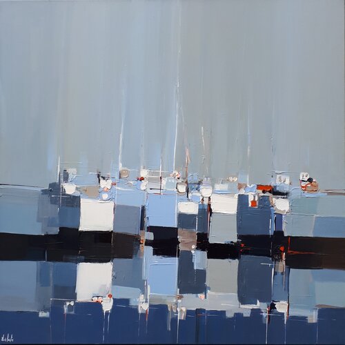LE DEPART van Lionel Chevalier, Schilderij te koop op Singulart