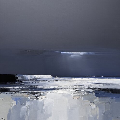 La plage Gaya van Lionel Chevalier, Schilderij te koop op Singulart