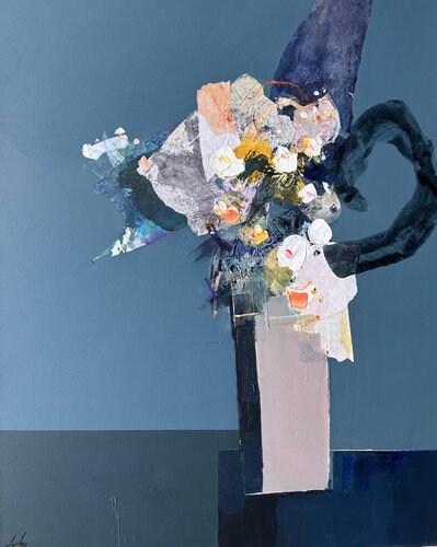 The flower von Lionel Chevalier, Malerei kaufen auf Singulart