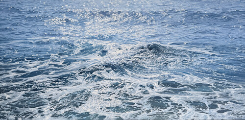 Contraluz del Mediterráneo 12:24 by Javier Torices, Painting for Sale on Singulart
