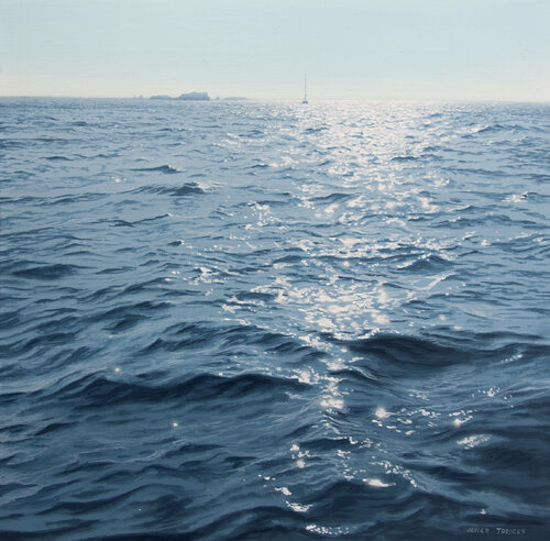 Navegando en cala conta 18:03 di Javier Torices, Pittura in vendita su Singulart