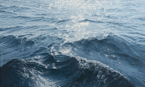 Aguas de Ibiza 17:31 di Javier Torices, Pittura in vendita su Singulart