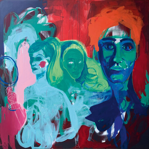 Faces & Figures No. 12 di Petra Penz, Pittura in vendita su Singulart