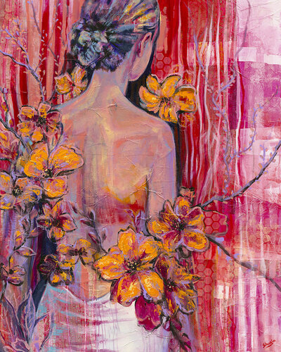 Sophie's Garden by Shazia Imran, Painting for Sale on Singulart
