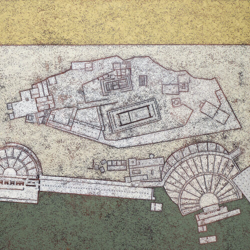 Acropole d'Athènes 210917 van Dominique Emard, Schilderij te koop op Singulart