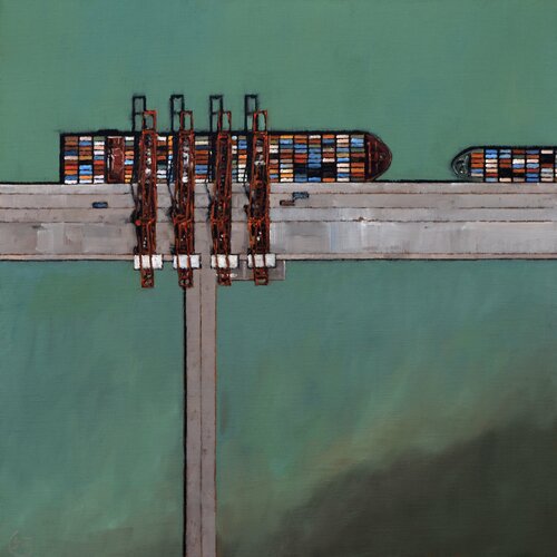 Shanghai 190111 by Dominique Emard, 회화 for Sale on Singulart
