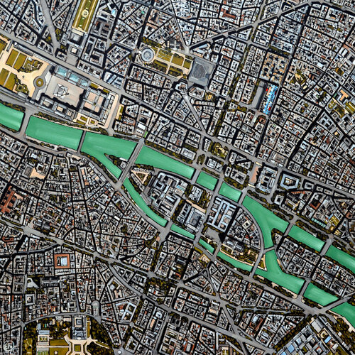 Paris - Notre-Dame di Dominique Emard, Pittura in vendita su Singulart