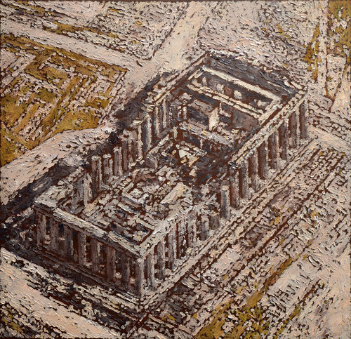 Parthénon, Acropole d'Athènes 240125 van Dominique Emard, Schilderij te koop op Singulart