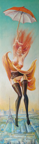 🌂Visite privée à Paris 🌂Private Paris tour 🌂Privattour in Paris van Isabel Mahe, Schilderij te koop op Singulart