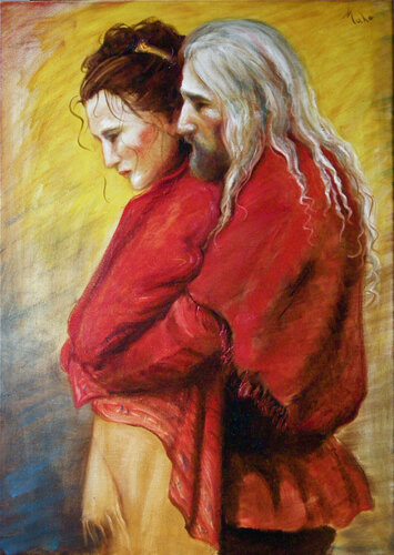 Les Amoureux van Isabel Mahe, Schilderij te koop op Singulart