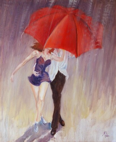 Courons ! ((( Let's run ! *** Lass uns laufen ! ))) van Isabel Mahe, Schilderij te koop op Singulart