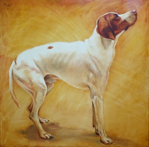 🐶 Braque Saint-Germain von Isabel Mahe, Malerei kaufen auf Singulart