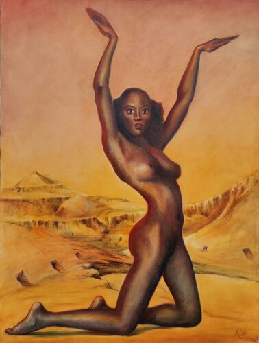 ⚱️ Meretseger von Isabel Mahe, Malerei kaufen auf Singulart