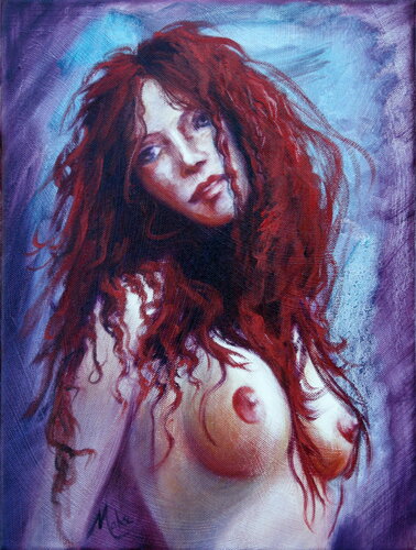 Hairy girl van Isabel Mahe, Schilderij te koop op Singulart