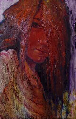 💓 Shame par Isabel Mahe, Peinture en vente sur Singulart