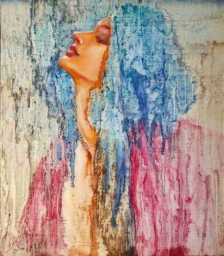 💟Le bon profil 💟The good side 💟Die gute Seite von Isabel Mahe, Malerei kaufen auf Singulart