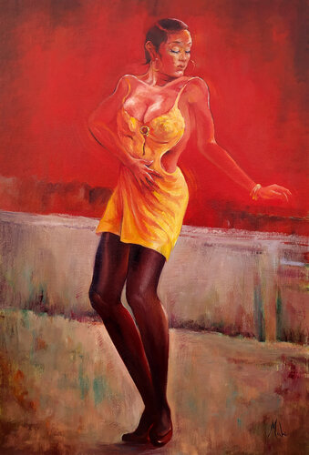 💃Envie de Danser 💃Feeling like Dancing 💃Lust auf Tanzen by Isabel Mahe, Painting for Sale on Singulart