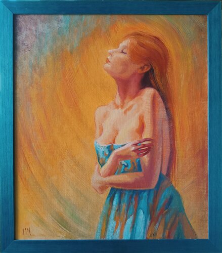 💙 Feeling von Isabel Mahe, Malerei kaufen auf Singulart