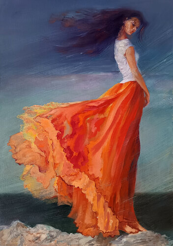 🌊 L'Appel du Large 🌊 The Call of the Sea 🌊 Der Ruf des Meeres von Isabel Mahe, Malerei kaufen auf Singulart