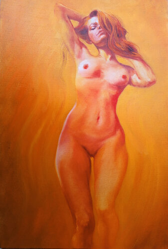 🧡 L'Elisir d'Amore von Isabel Mahe, Malerei kaufen auf Singulart