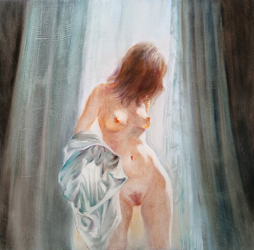 ⛅️ Clarté matinale ⛅️ Morning brightness ⛅️ Morgenhelligkeit von Isabel Mahe, Malerei kaufen auf Singulart
