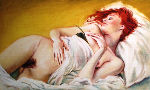 💓 Sommeil paradoxal 💓 REM-Sleep 💓 REM-Schlaf di Isabel Mahe, Pittura in vendita su Singulart