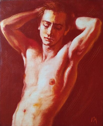 ♂️ Jeune homme en buste de Isabel Mahe, Pintura a la venta en Singulart