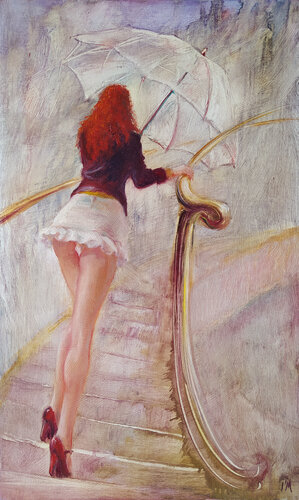 ⭐️ Étoile montante ⭐️ Rising star ⭐️ Aufgehender Stern di Isabel Mahe, Pittura in vendita su Singulart