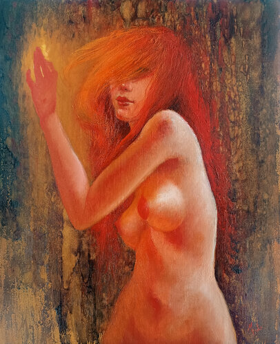 💥 Voyage au bout de la nuit 💥 Journey to the End of the Night 💥 Reise ans Ende der Nacht von Isabel Mahe, Malerei kaufen auf Singulart