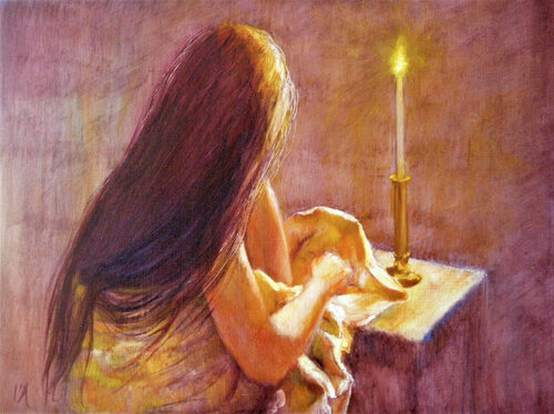 🕯️ Introspection par Isabel Mahe, Peinture en vente sur Singulart
