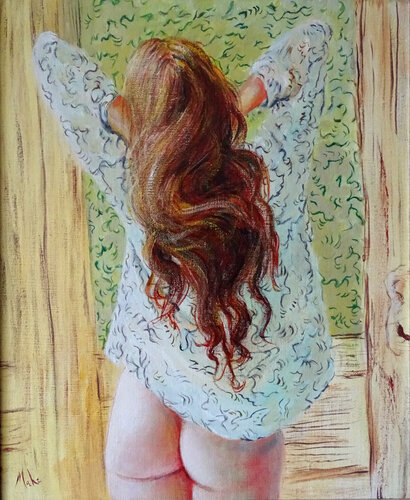 Cache-cache von Isabel Mahe, Malerei kaufen auf Singulart