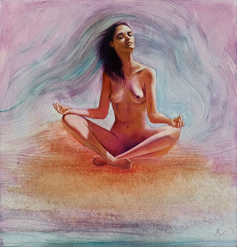 🧘🏼‍♀️ Zen von Isabel Mahe, Malerei kaufen auf Singulart