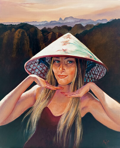 🐉 Visit Hanoï von Isabel Mahe, Malerei kaufen auf Singulart