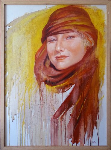 🐫 Vent du Désert 🐫 Desert Wind 🐫 Wüstenwind von Isabel Mahe, Werk auf Papier kaufen auf Singulart