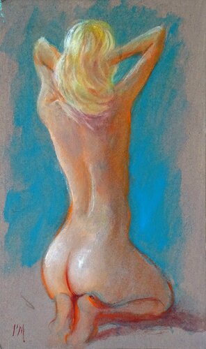 Etude de nu de dos by Isabel Mahe, Painting for Sale on Singulart