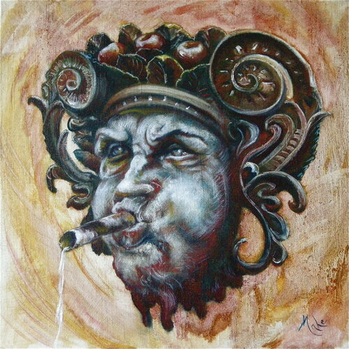 Mascaron di Isabel Mahe, Pittura in vendita su Singulart